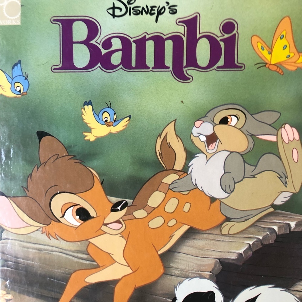 Disney “Bambi” hardback book